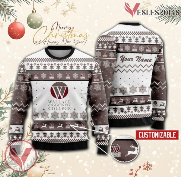 Wallace Community College Dothan Custom Ugly Christmas Sweater, Unique Gift For Fans - Vesles2014s