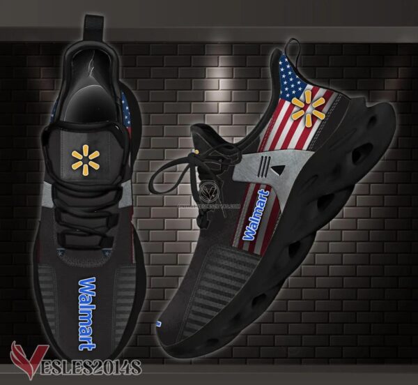 Walmart Logo Custom Shoes Style 168, Best Running Shoes For Fans - Vesles2014S