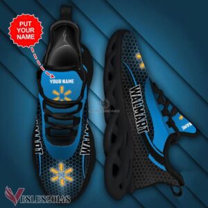 Walmart Logo Custom Shoes Style 70, Best Running Shoes For Fans - Vesles2014S