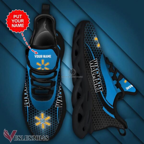 Walmart Logo Custom Shoes Style 70, Best Running Shoes For Fans - Vesles2014S
