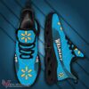 Walmart Logo Custom Shoes Style 83, Best Running Shoes For Fans - Vesles2014S