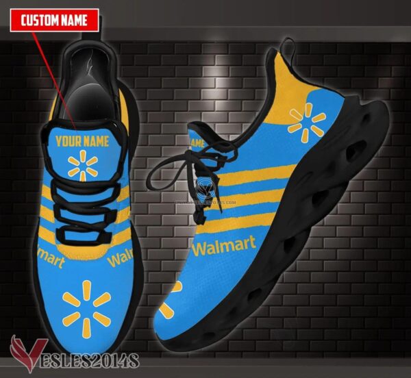 Walmart Logo Custom Shoes Style 9, Best Running Shoes For Fans - Vesles2014S