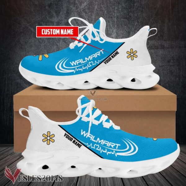Walmart Logo Custom Shoes Style 90, Best Running Shoes For Fans - Vesles2014S 1