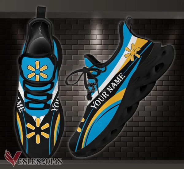 Walmart Logo Custom Shoes Style 92, Best Running Shoes For Fans - Vesles2014S