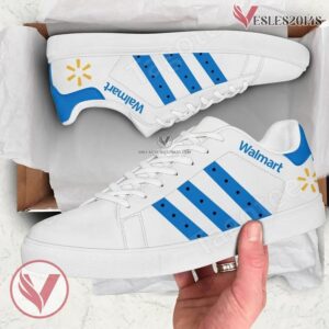 Walmart Logo Print Stan Smith Shoes, Unique Sneaker For Fans - Vesles2014s