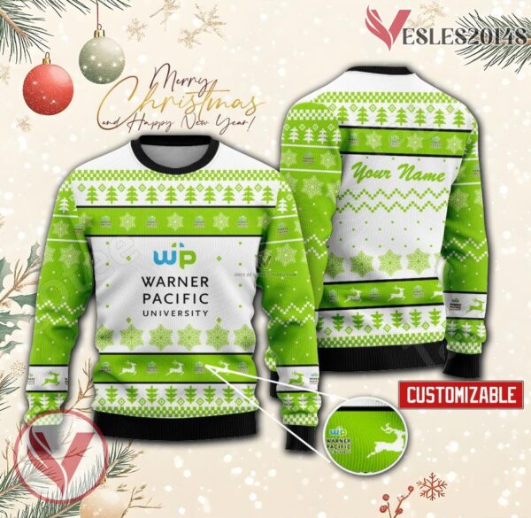 Warner Pacific University Custom Ugly Christmas Sweater, Unique Gift For Fans - Vesles2014s
