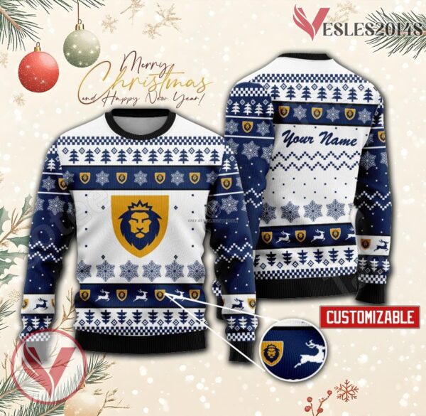 Warner University Custom Ugly Christmas Sweater, Unique Gift For Fans - Vesles2014s