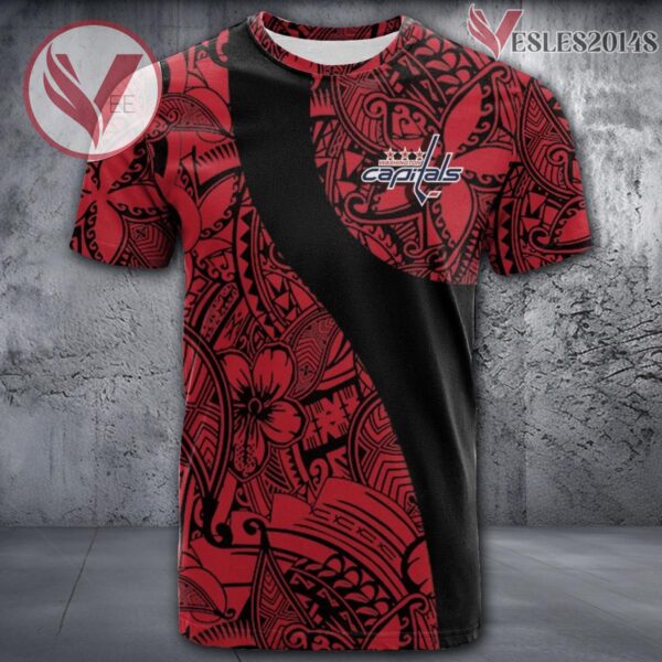 Washington Capitals Polynesian Pattern Shirt, Unique Gifts For NHL Fans - Vesles2014s