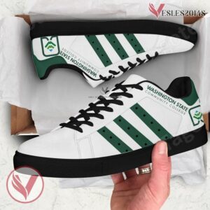 Washington State Community College Print Stan Smith Shoes, Unique Sneaker For Fans - Vesles2014s 1