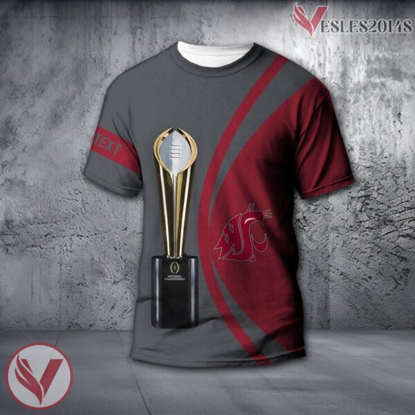 Washington State Cougars NCAA 2022 National Champions Legendary 3D Shirt - Vesles2014S