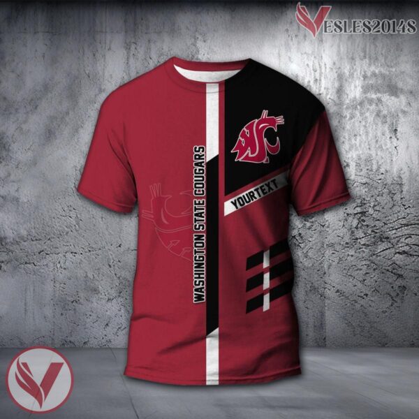 Washington State Cougars Personalized Shirt, Unique Gifts For NCAA Fans - Vesles2014s