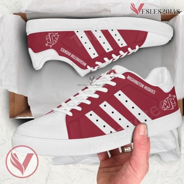 Washington State Cougars Print Stan Smith Shoes, Best Sneaker For Fans - Vesles2014s 1