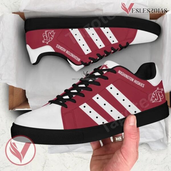 Washington State Cougars Print Stan Smith Shoes, Best Sneaker For Fans - Vesles2014s