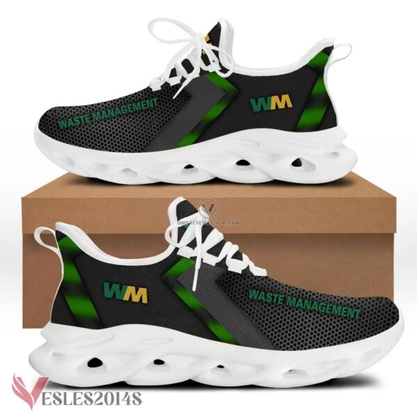 Waste Management Logo Custom Shoes Style 3, Best Running Shoes For Fans - Vesles2014S 1
