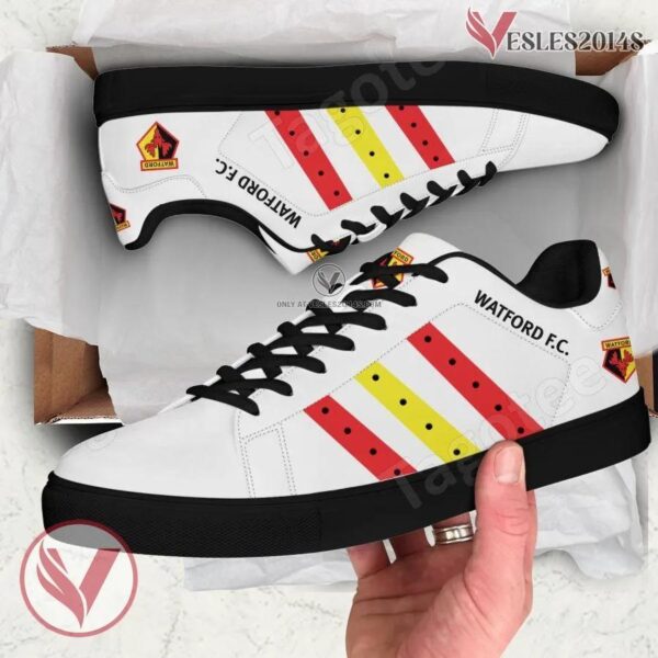 Watford Print Stan Smith Shoes, Best Sneaker For Fans - Vesles2014s