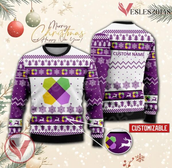 Wayfair Logo Personalized Ugly Christmas Sweater, Unique Gift For Fans - Vesles2014s