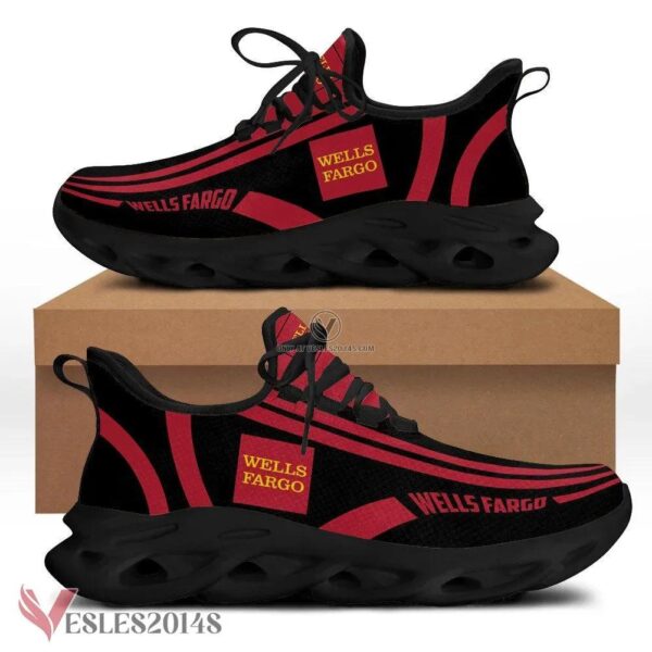 Wells Fargo Logo Custom Shoes Style 1, Best Running Shoes For Fans - Vesles2014S