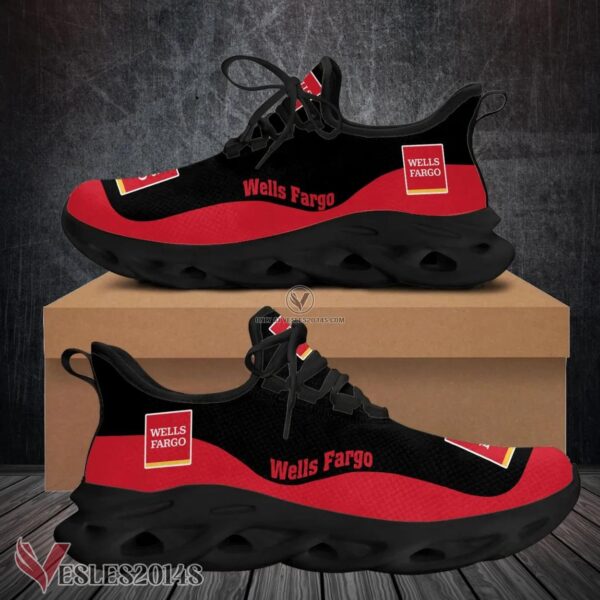 Wells Fargo Logo Custom Shoes Style 2, Best Running Shoes For Fans - Vesles2014S