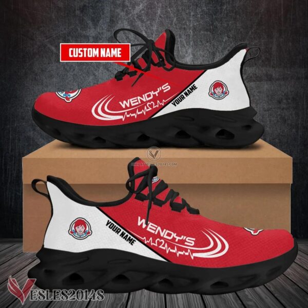 Wendy's Logo Custom Shoes Style 30, Best Running Shoes For Fans - Vesles2014S