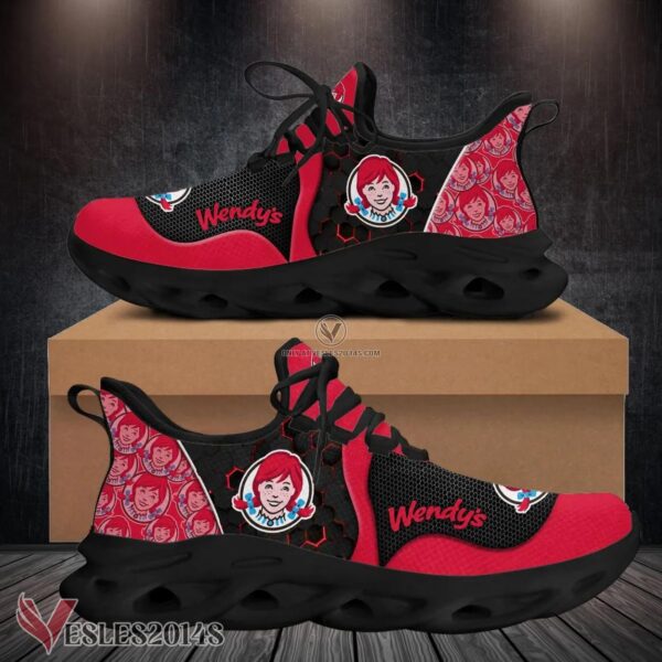 Wendy's Sneaker Logo Custom Shoes, Best Running Shoes For Fans - Vesles2014S