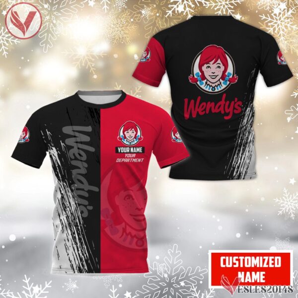 Wendy's Uniform Custom Clothes Style 1, Unique Gifts For Employee - Vesles2014s 3
