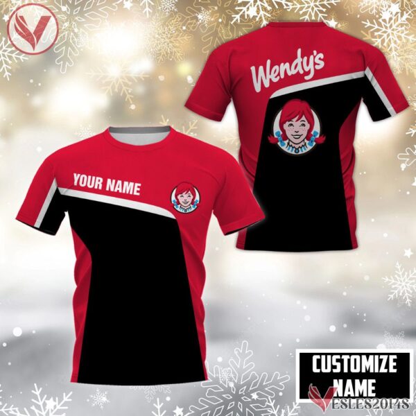 Wendy's Uniform Custom Clothes Style 109, Unique Gifts For Employee - Vesles2014s 3