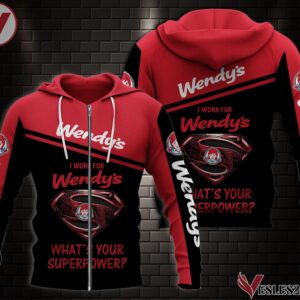 Wendy's Uniform Custom Clothes Style 164, Unique Gifts For Employee - Vesles2014s 1
