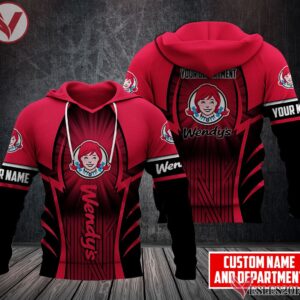 Wendy's Uniform Custom Clothes Style 232, Unique Gifts For Employee - Vesles2014s 1