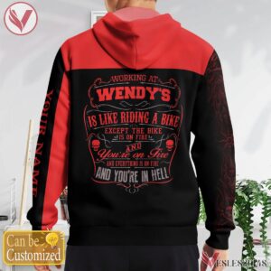 Wendy's Uniform Custom Clothes Style 238, Unique Gifts For Employee - Vesles2014s 3