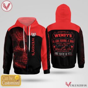 Wendy's Uniform Custom Clothes Style 238, Unique Gifts For Employee - Vesles2014s