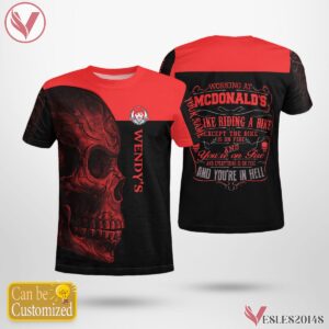 Wendy's Uniform Custom Clothes Style 238, Unique Gifts For Employee - Vesles2014s 4