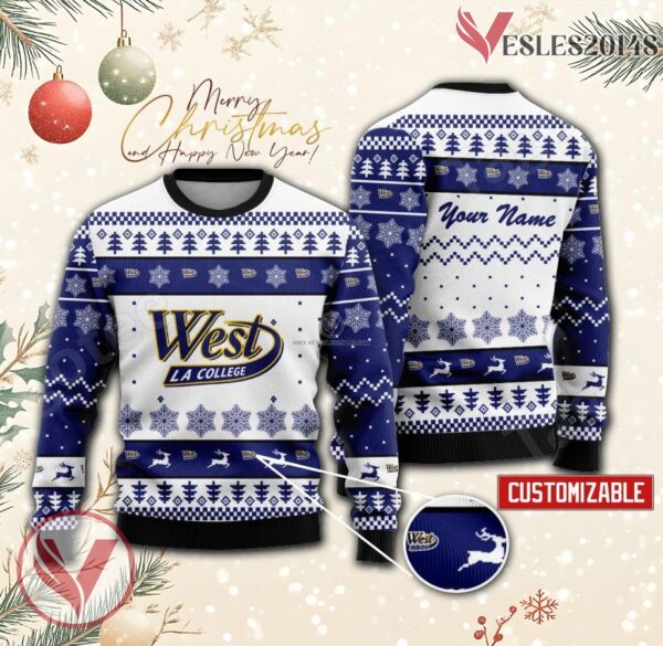 West Los Angeles College Custom Ugly Christmas Sweater, Unique Gift For Fans - Vesles2014s