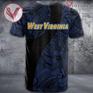 West Virginia Mountaineers NCAA Polynesian Pattern Shirt, Unique Gifts For Fans - Vesles2014s 1