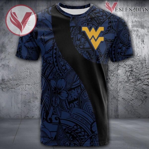 West Virginia Mountaineers NCAA Polynesian Pattern Shirt, Unique Gifts For Fans - Vesles2014s