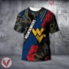 West Virginia Mountaineers NCAA With Red Poppy Flower 3D Shirt, Unique Gift For Fans - Vesles2014S