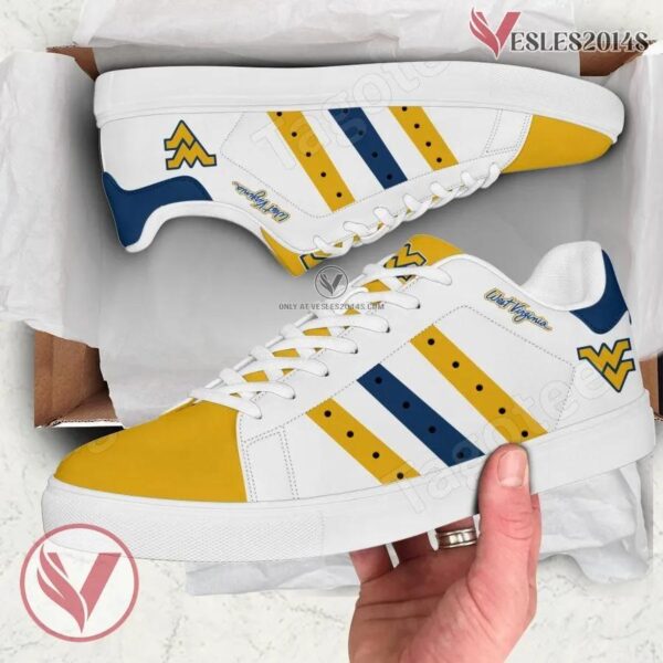 West Virginia Mountaineers Print Stan Smith Shoes, Best Sneaker For Fans - Vesles2014s 1