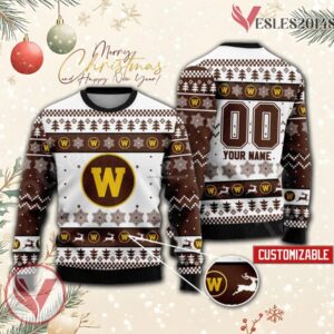 Western Michigan Broncos Hockey Custom Ugly Christmas Sweater, Unique Gift For Fans - Vesles2014s
