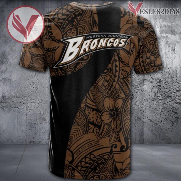 Western Michigan Broncos NCAA Polynesian Pattern Shirt, Unique Gifts For Fans - Vesles2014s 1