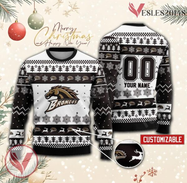 Western Michigan College Rugby Custom Ugly Christmas Sweater, Unique Gift For Fans - Vesles2014s