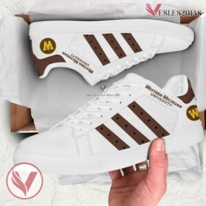 Western Michigan University Logo Stan Smith Shoes, Unique Sneaker For Fans - Vesles2014s