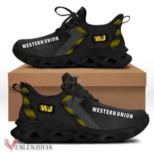 Western Union Logo Custom Shoes, Best Running Shoes For Fans - Vesles2014S