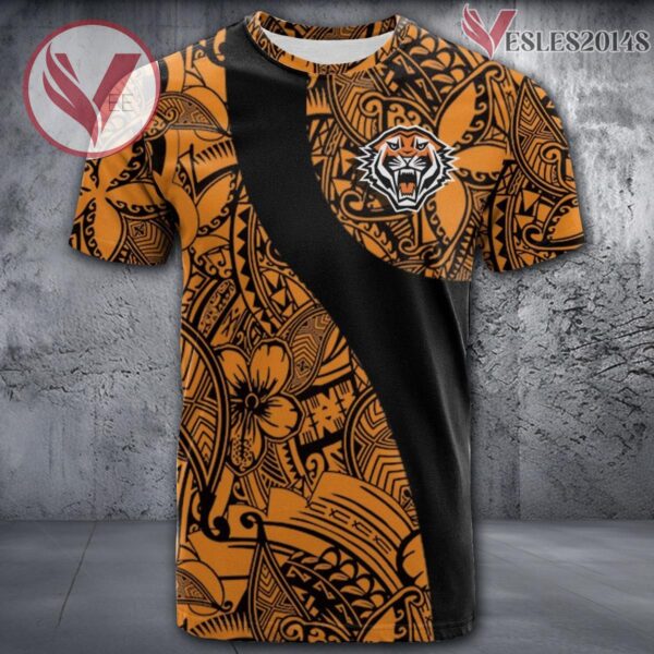 Wests Tigers NRL Polynesian Pattern Shirt, Unique Gifts For Fans - Vesles2014s