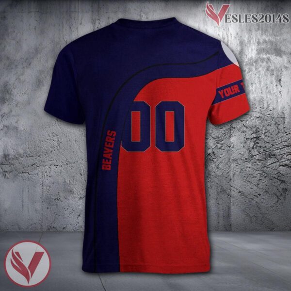 Weyburn Beavers Curve Custom Shirt, Unique CA Baseball Style For Fans - Vesles2014s 1