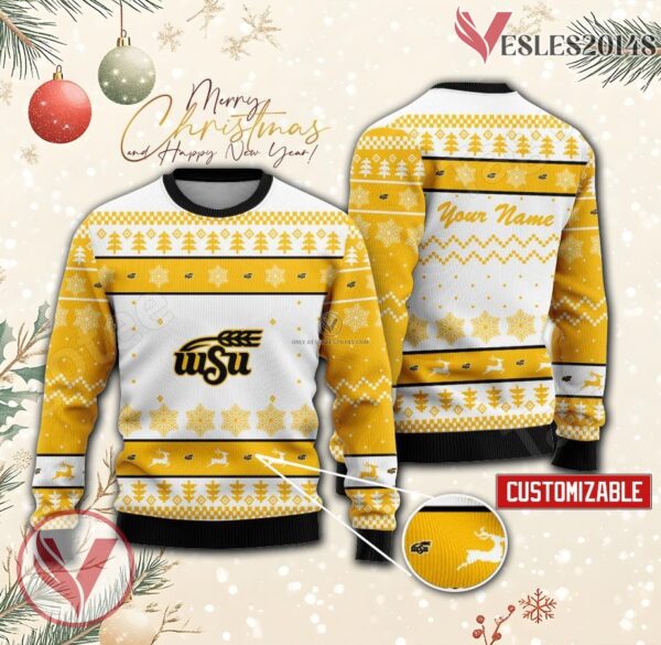 Wichita State University-Campus of Applied Sciences and Technology Custom Ugly Christmas Sweater, Unique Gift For Fans - Vesles2014s