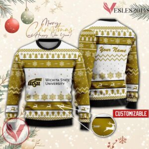 Wichita State University Custom Ugly Christmas Sweater, Unique Gift For Fans - Vesles2014s