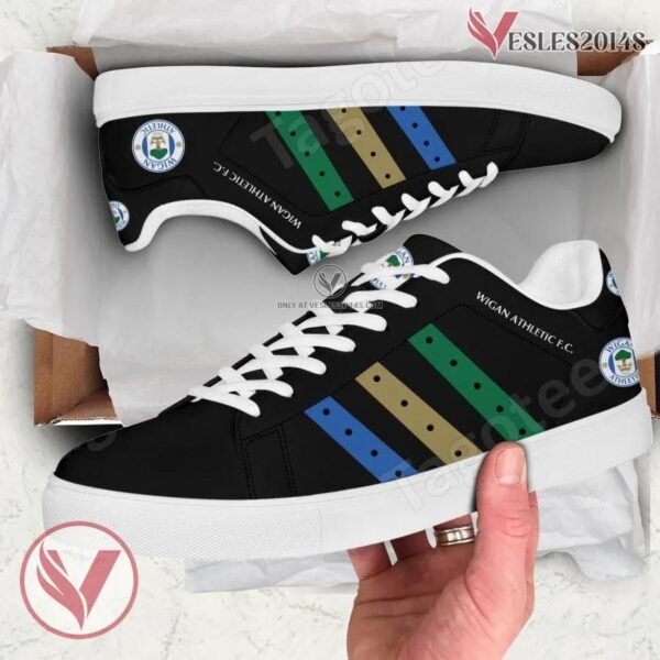 Wigan Athletic Print Stan Smith Shoes, Best Sneaker For Fans - Vesles2014s 1