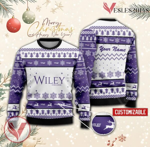 Wiley College Custom Ugly Christmas Sweater, Unique Gift For Fans - Vesles2014s