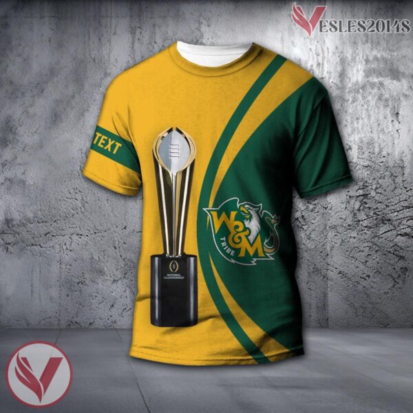 William and Mary Tribe NCAA 2022 National Champions Legendary 3D Shirt - Vesles2014S