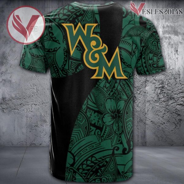 William and Mary Tribe NCAA Polynesian Pattern Shirt, Unique Gifts For Fans - Vesles2014s 1
