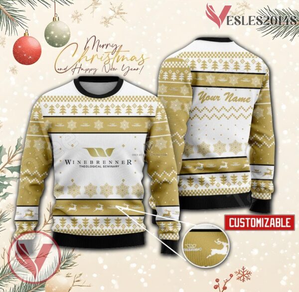 Winebrenner Theological Seminary Custom Ugly Christmas Sweater, Unique Gift For Fans - Vesles2014s